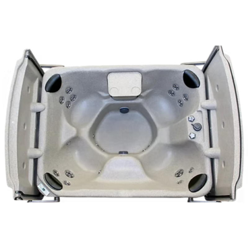 2025 Eco Spa E4 Hot Tub - Sand with Tan Stack