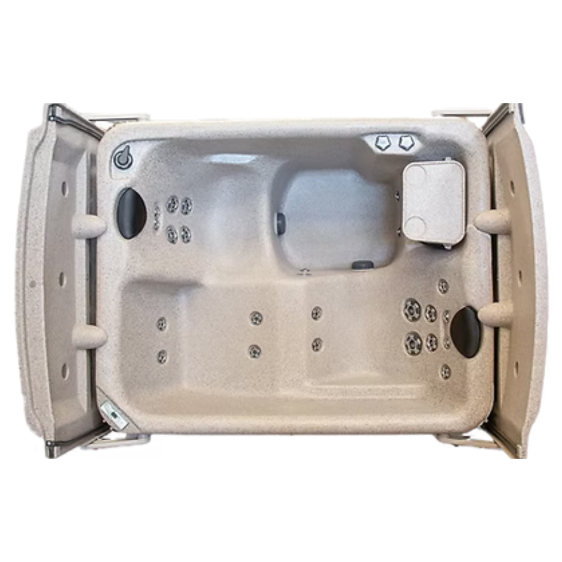 2025 Eco Spa E5 Hot Tub - Harvest with Brown Stack