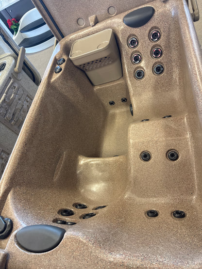 2025 Eco Spa E5 Hot Tub - Harvest with Brown Stack