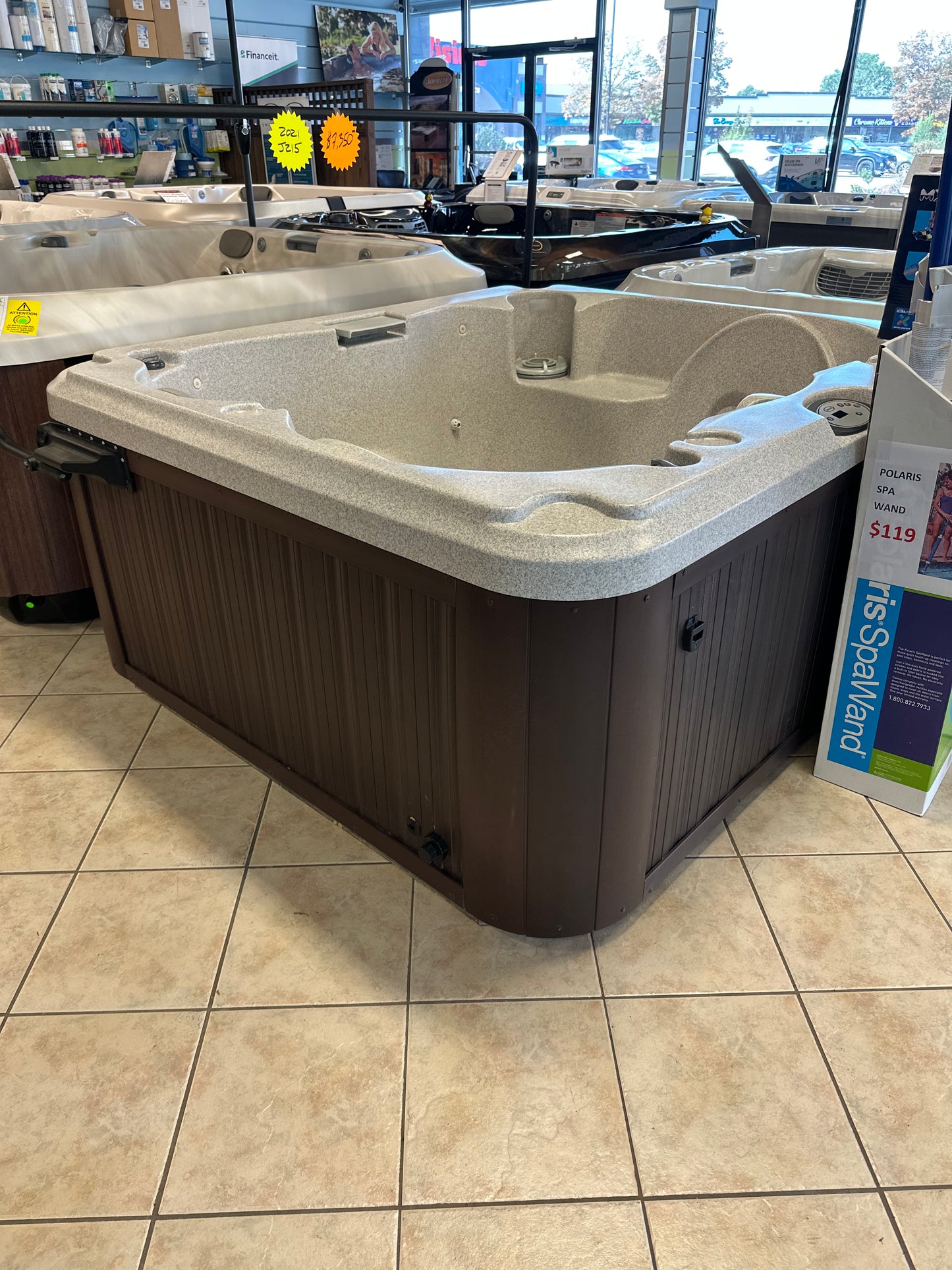 2021 J215 Sahara Mahogany 120/240v convertible UV and OZONE