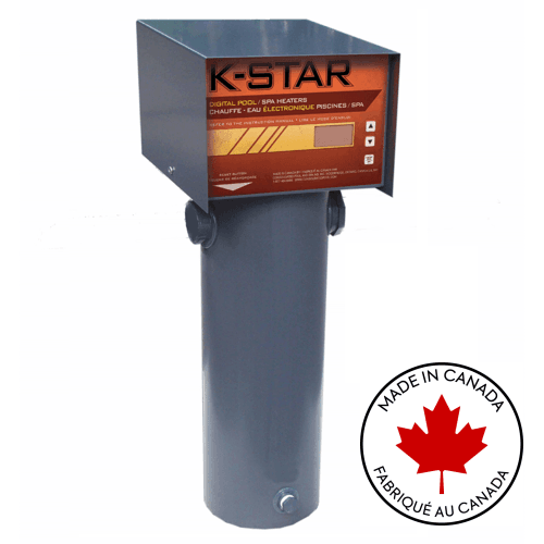 K-Star K-5-D-TT Electric DIGITAL Pool and Spa Heater for Salt Water, 5 kW