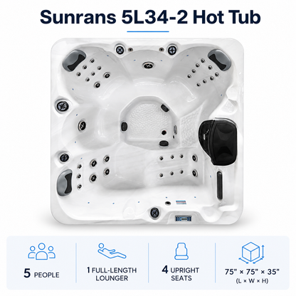 2026 Sunrans 5L34-2 Hot Tub