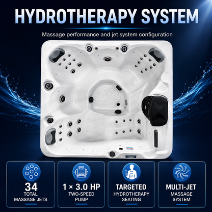 2026 Sunrans 5L34-2 Hot Tub