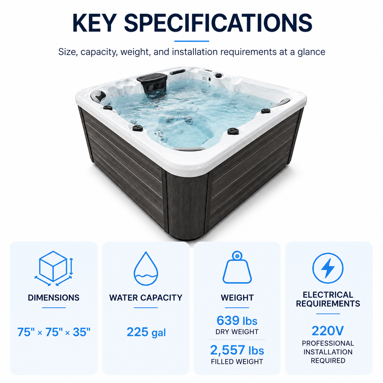 2026 Sunrans 5L34-2 Hot Tub