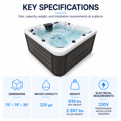 2026 Sunrans 5L34-2 Hot Tub