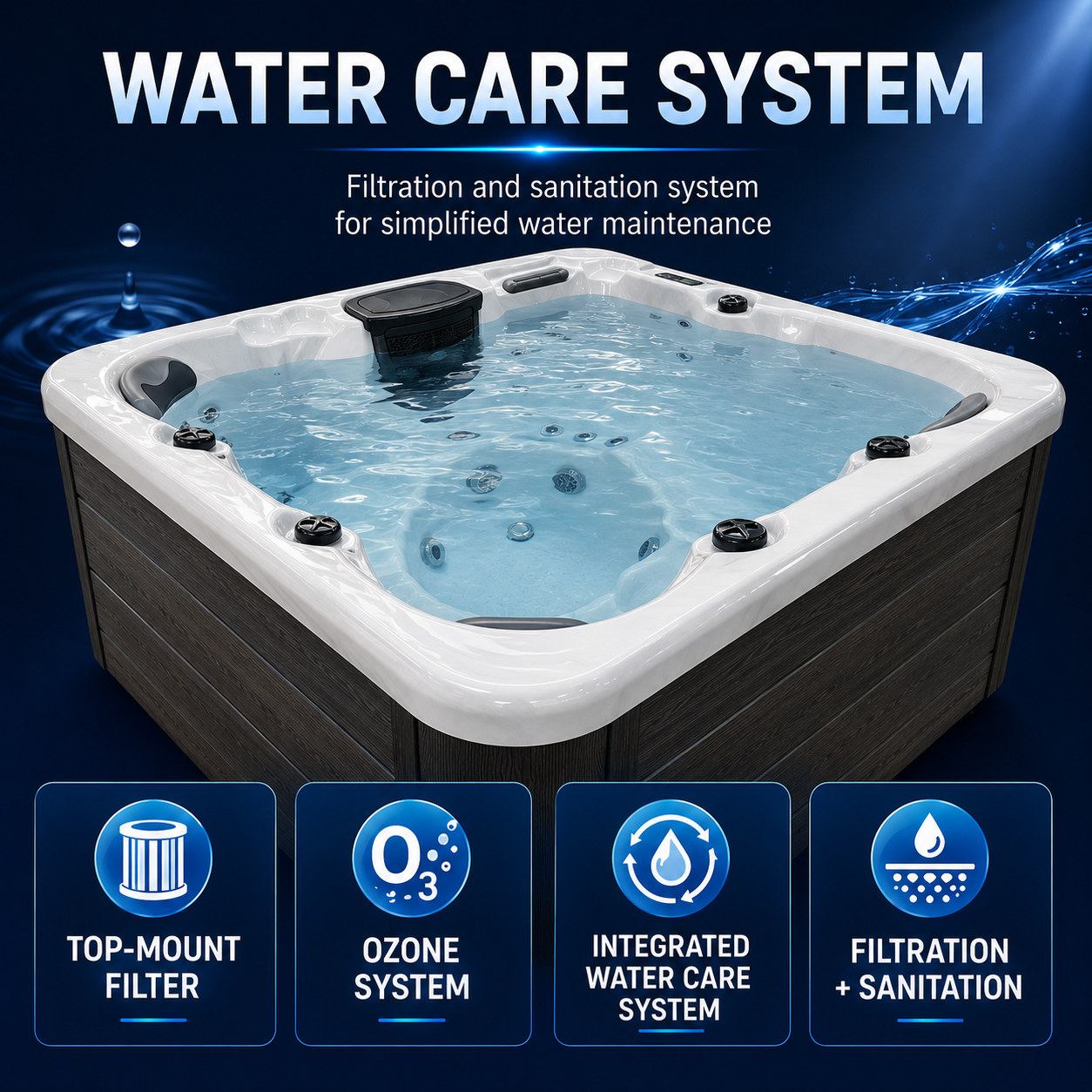 2026 Sunrans 5L34-2 Hot Tub