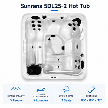 2026 Sunrans 5DL25-2 Hot Tub