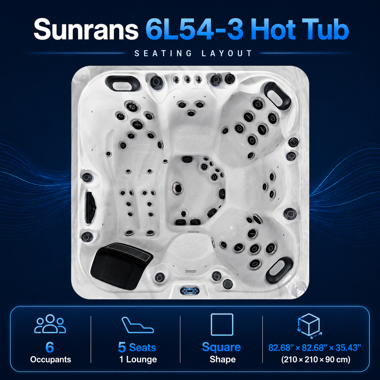 2026 Sunrans 6L54-3 Hot Tub