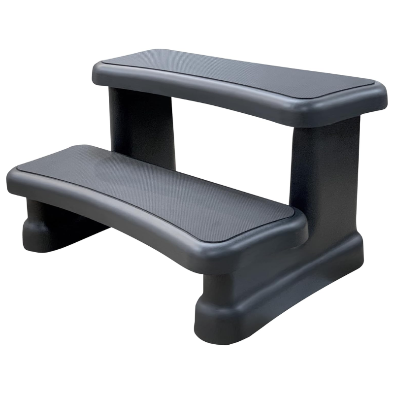 Premium Black Hot Tub Steps